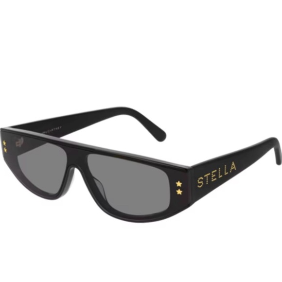 Stella McCartney black smoke sunglasses unisex - Picture 2 of 9